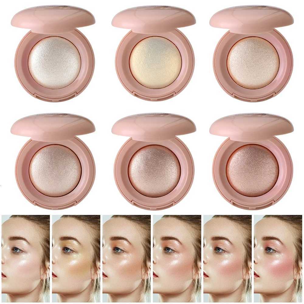 Long-lasting waterproof fine shimmer highlighter natural glossy effect brightens the contour and modifies the face. W250722