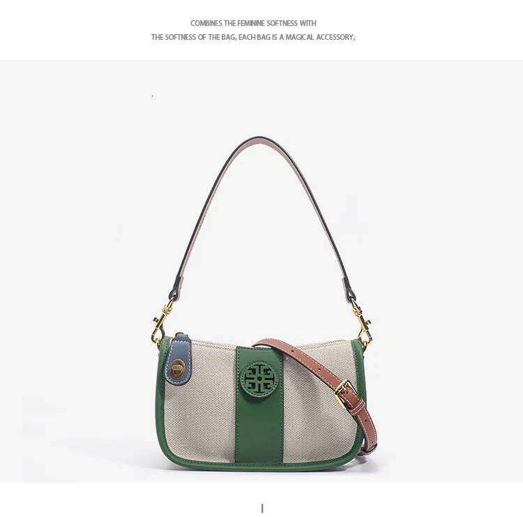 New Fashion Casual Armpit Light Trendy Canvas Messenger BagShoulder Bag Womens Handbag