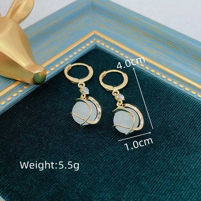 High Quality Crystal Zircon Round Opal Hollow Long Tassel Water Droplets Earrings New Womens Fashion Jewelry Romantic Girl Gift XJ250722