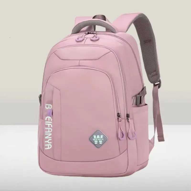 Nyl Backpack Large Capacity Lightweight Student Backpack New Trendy Mens Reduced Load Spine Protective Backpack Y250722