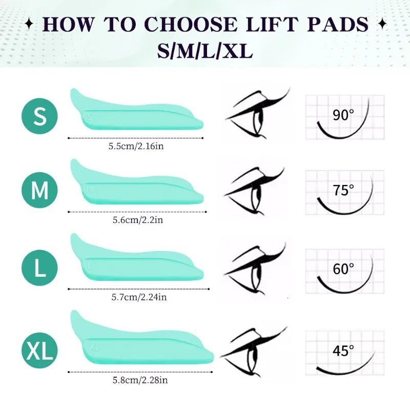 Eyelash Perm Silicone Pad Eyelash Perm Assistant Tools 3D Lashes Curler Applicator Tools Lash Supplies Women Gift 250716