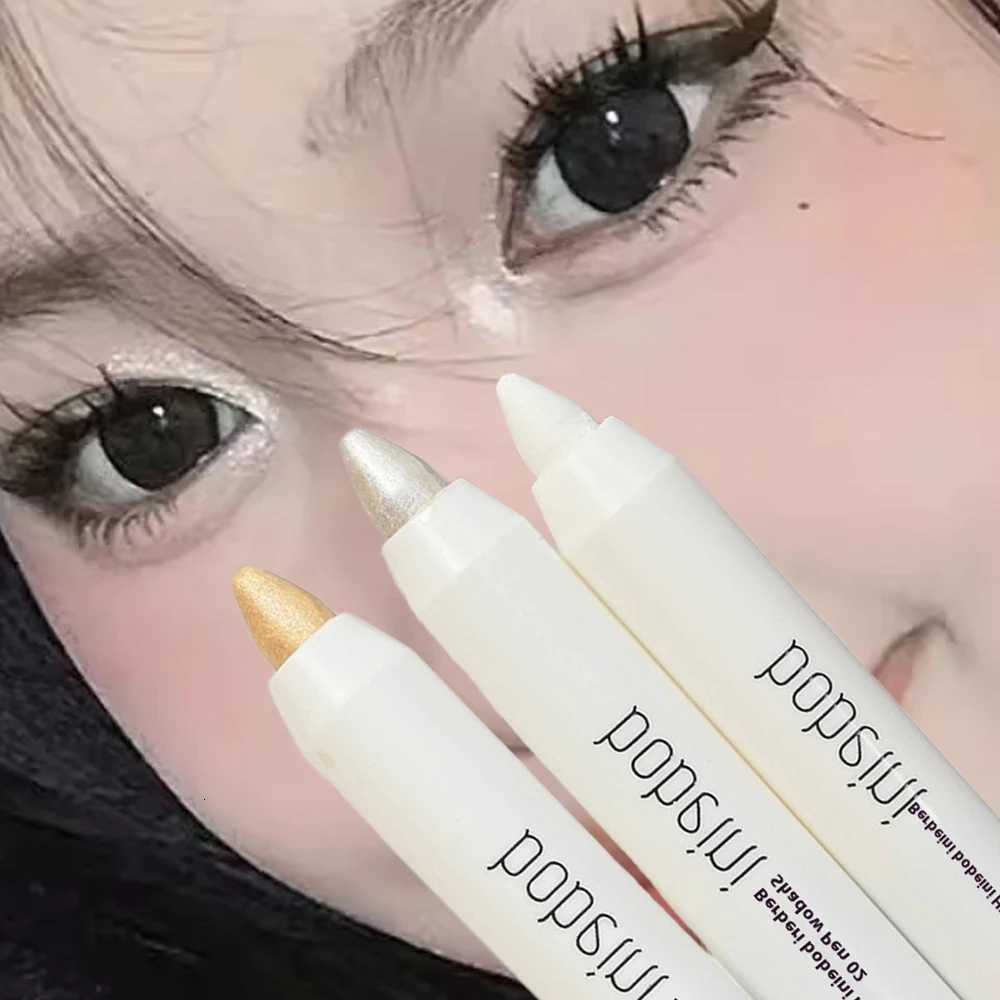 Eye Makeup Highlighter Pencil Under Eye Brightener Pencil Dual-End Eye Shadow Stick Smudge-Proof Eye Makeup Face Contouring W250722