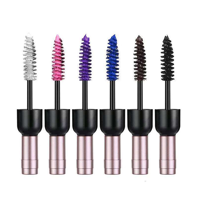 1PC Colorful Eyelash EyeLashes Extension Curling Lengthen White ple Cosplay Makeup Glitter Point Dia Mascara X250722