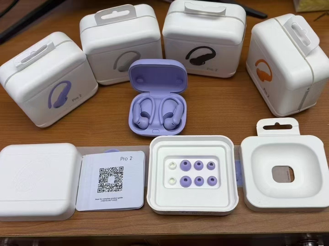 High quality Wireless Headphones Beat Pro2 Earbuds Noise Reduction Bluetooth Earphone Light Sensing Sports In Ear Headsets with Bag