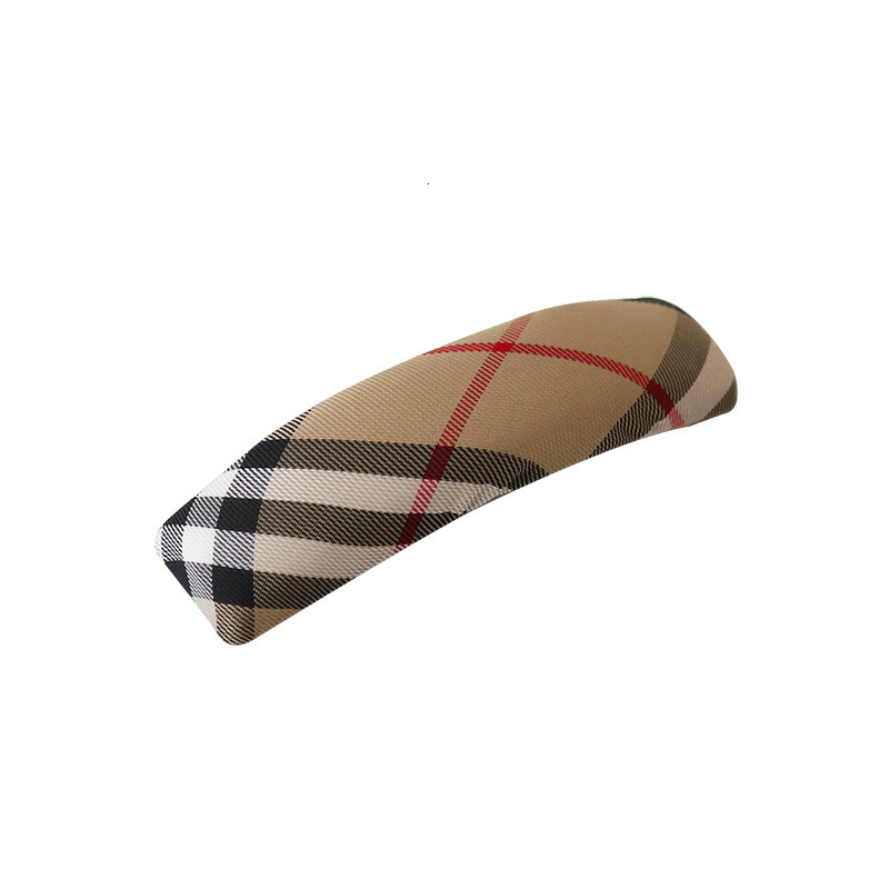 Plaid Fabric Simple Hair Clip for Women Side Elegant Back of Head Hairpin Bangs BB Accessory 250722