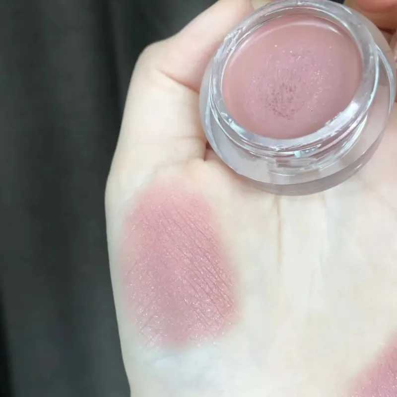 Matte Nude Eyeshadow Cream Silky Waterproof Soft Eye Shadow Pigment Primer Pink Brown Long-lasting Monochrome Peach Eye Shadow W250722
