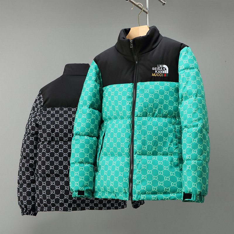 hot Free Shipping Designer Winter Warmth Cotton Coat with Loose Hoodie and Casual Thick Design Trendy Mens Jacket in Black and Gray