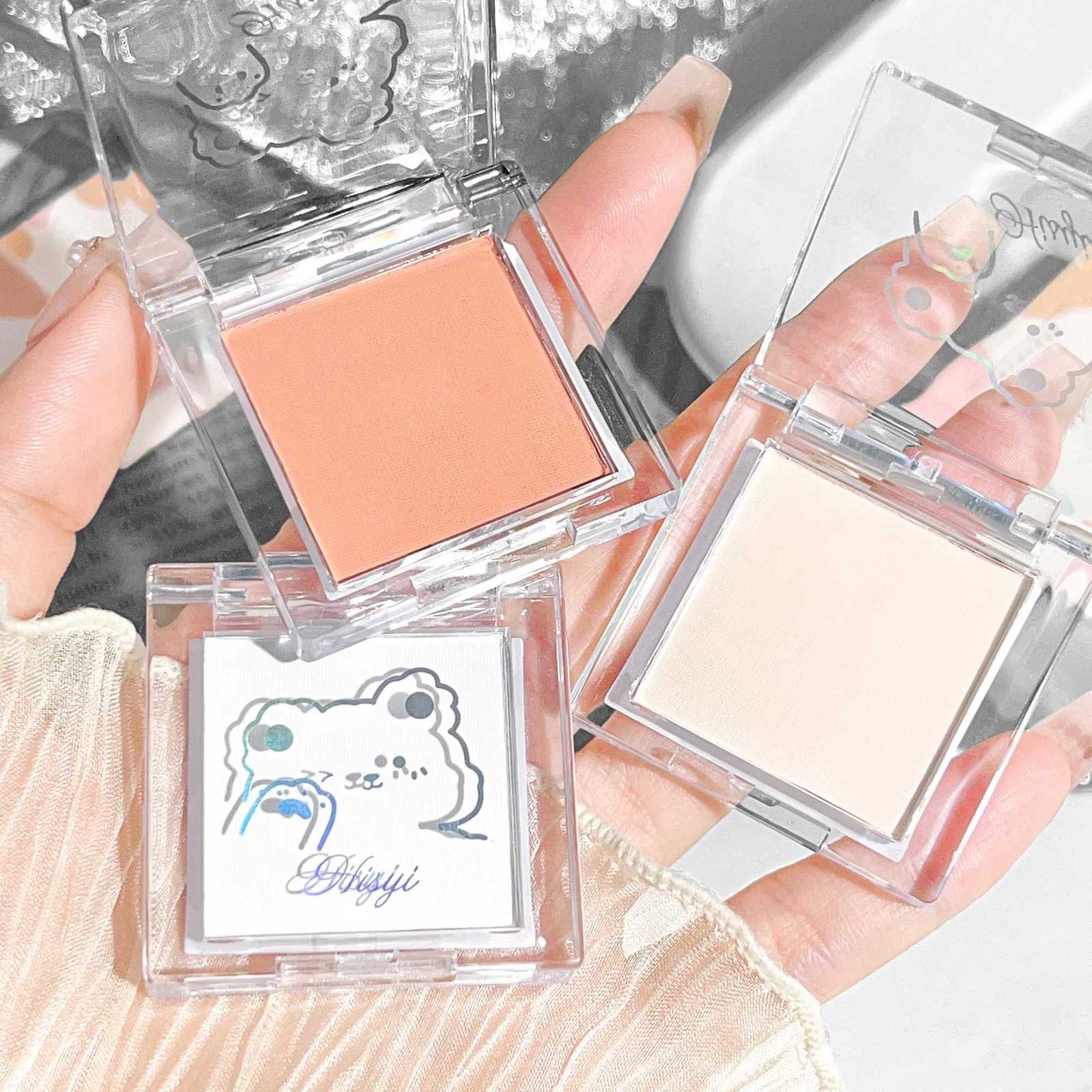 Monochrome Matte High-gloss Eyeshadow Powder Delicate and Long-lasting Color Development Natural Brightening and Grooming Makeup W250722