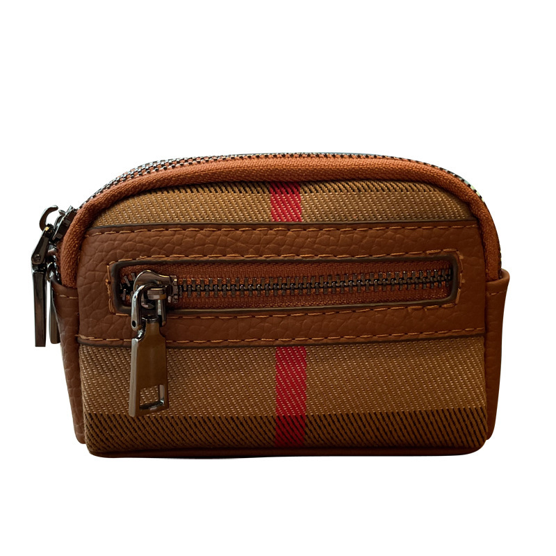 Luxury Brand Designer Bag Women's Small Wallet 2025 New Large Capacity Exquisite High-End Mini Compact Storage Bag Zipper Coin Purse