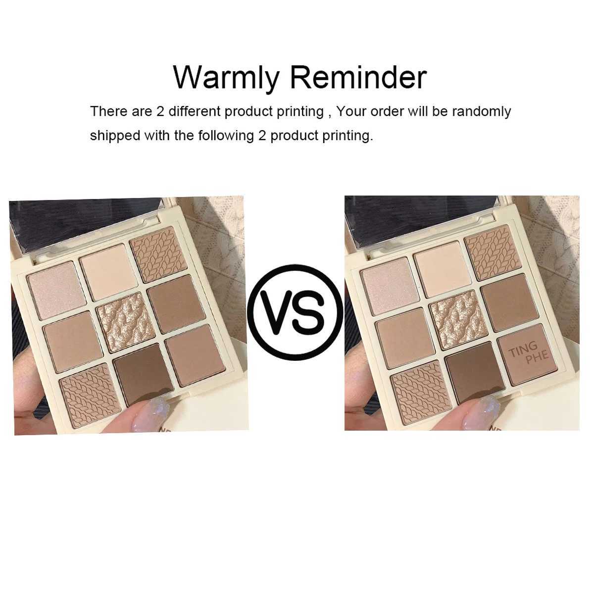 9-color mini matte smoky matte gray-brown eyeshadow W250722