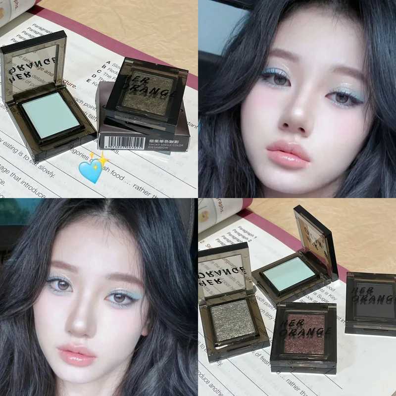 Chameleon Green Eyeshadow Metallic Smoky Monochrome Eyeshadow Palette Matte and Glitter Earth Gray Multicolor Eye Makeup W250722