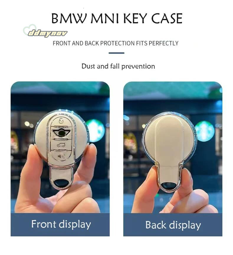 Soft TPU Car Key Case Cover For Mini COOPERS COUNTRYMAN ONE JCW CLUBMAN F56 F55 F54 F57 F60 R60 S Auto Keychain Accessories ddmynov