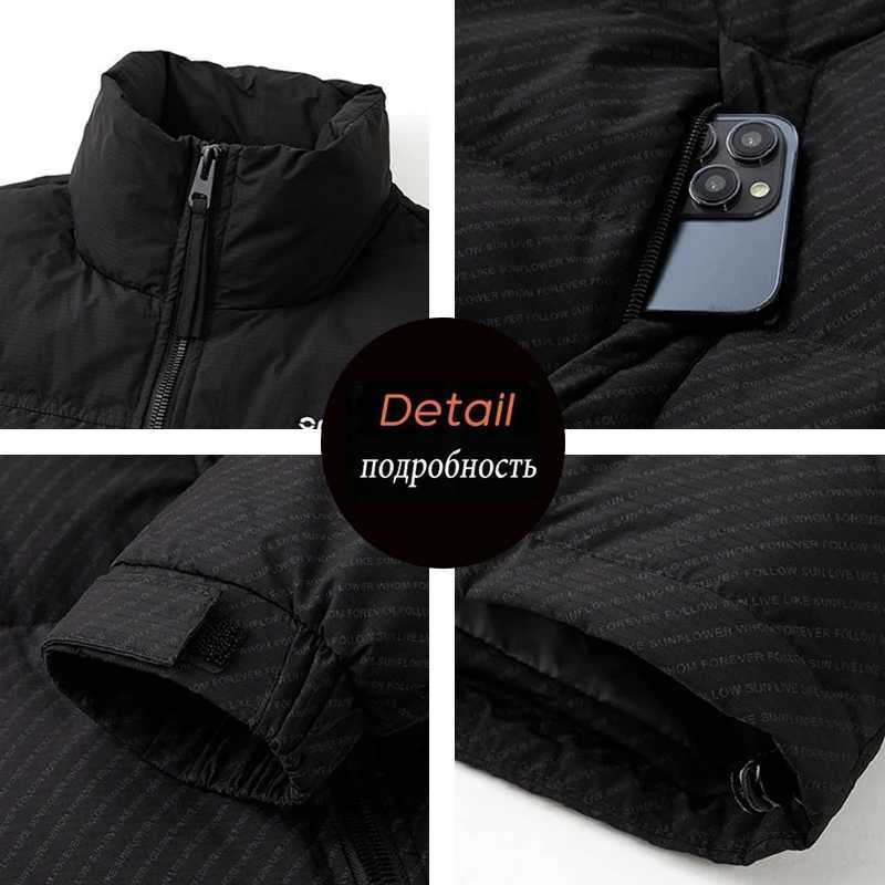 Winter Men Windproof Casual Duck Down Jackets Men Puffer Padding Outdoor Jacket Parkas Men Streetwear Loose Jackets Windbreaker W250722