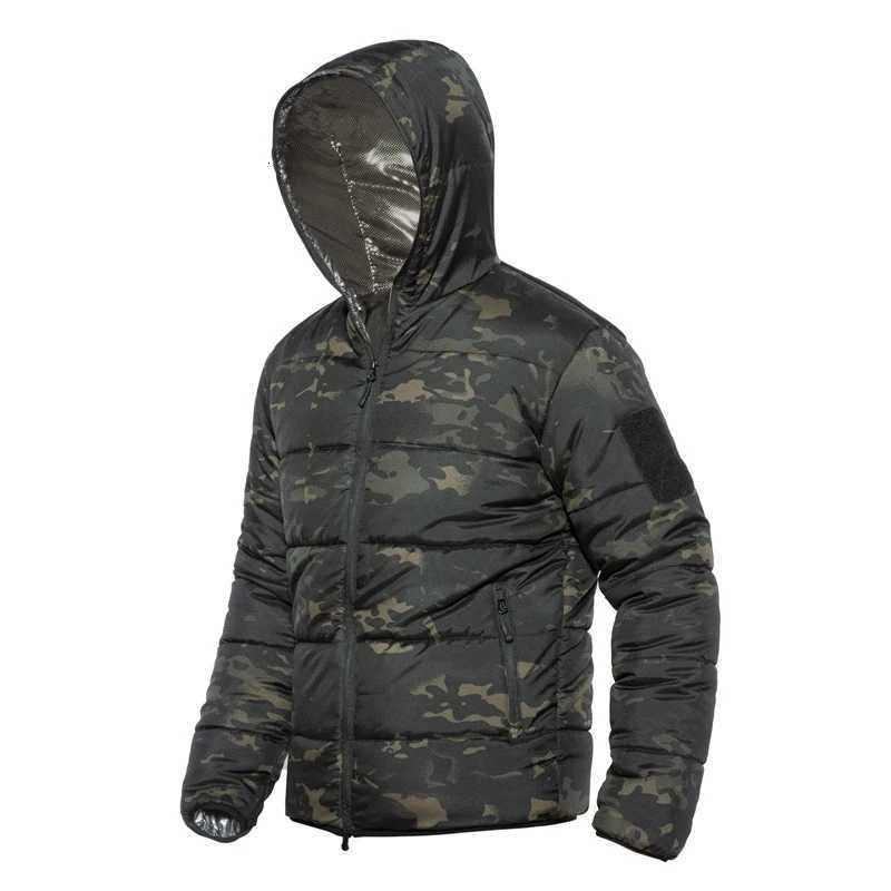 Mens Winter Down Jacket Cotton Parka Camouflage Spring Warm Thermal Hooded Male Winter Lightweight Jacket and Outerwear Coats W250722