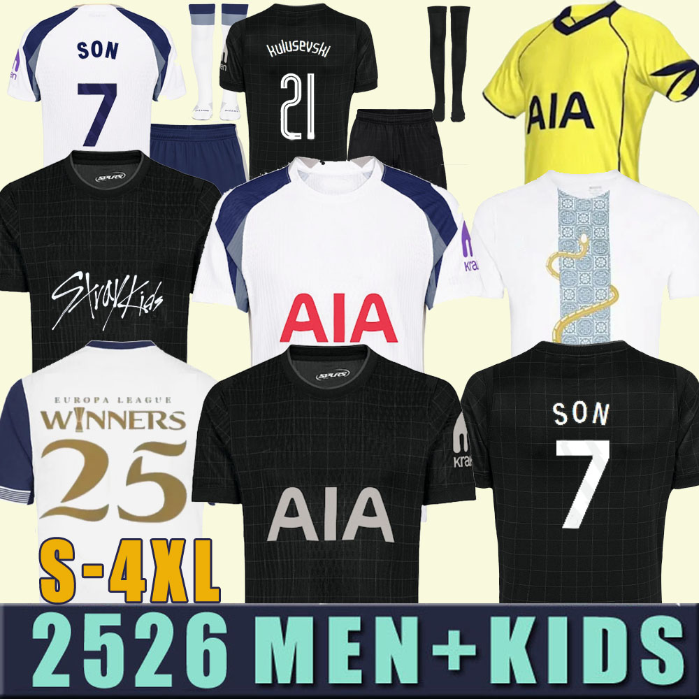 2025 2026 S-4XL SON RICHARLISON FINAL Soccer Jerseys 2024 2025 home AWAY Football shirt ROMERO KULUSEVSKI SOLANKE WERNER of the Snake tottenaham Fans players Men