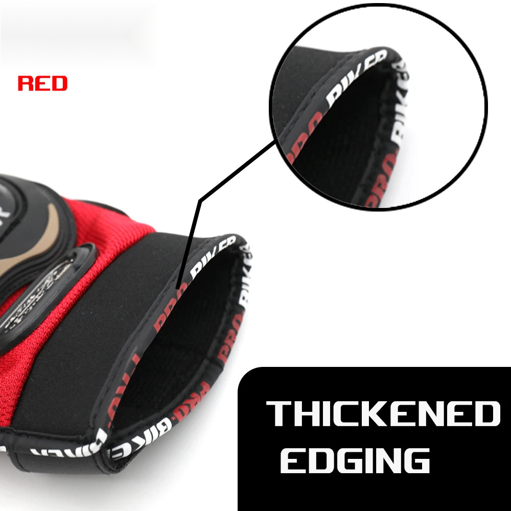 Men's Motorcycle Full Finger Gloves Cycling Equipment Wearable Lady Knight Racing Glove Guantes Moto Protective Gear Mittens