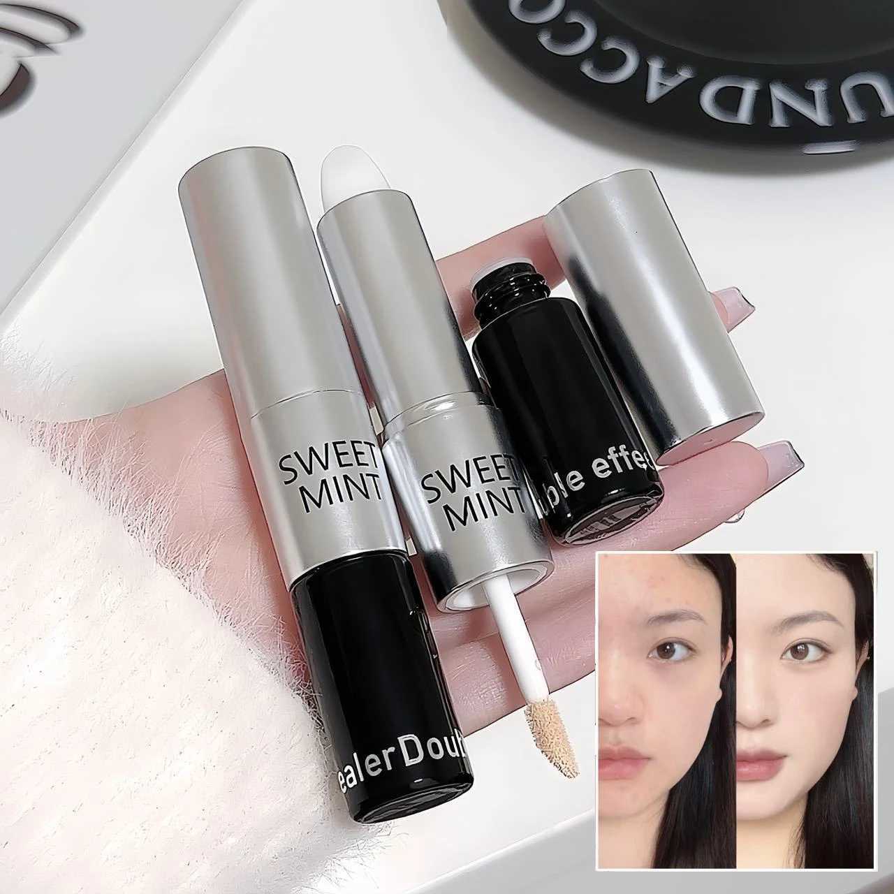 Double-ended Moisturizing Matte Concealer Contour Stick Smooth Lasting 3D Nose Shadow Waterproof Face Bronzer Contour Makeup W250722