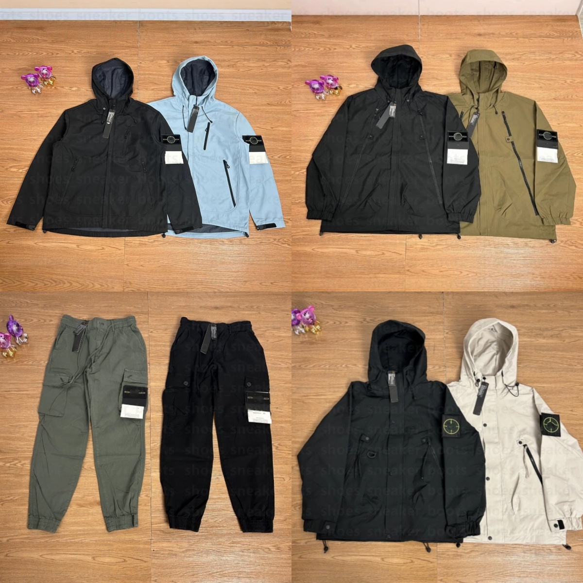 designer jacket badge compass jacket shirts Water Resistant metal coat nylon fishing mountaineering wear designer Coats mens fashion