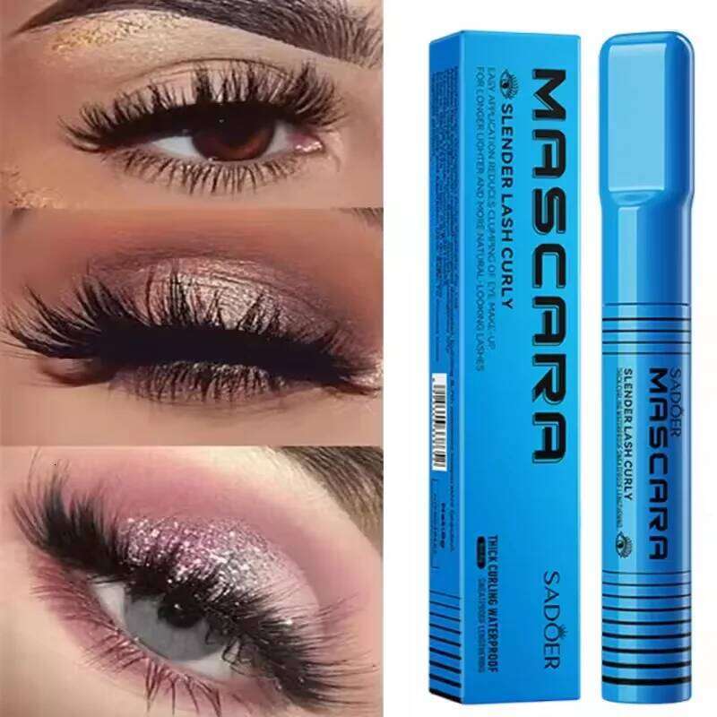 5D Lengthening Eyelashes Women's Make-Up Waterproof Black Silk Fibre Mascara Korean Cosmetics New X250722