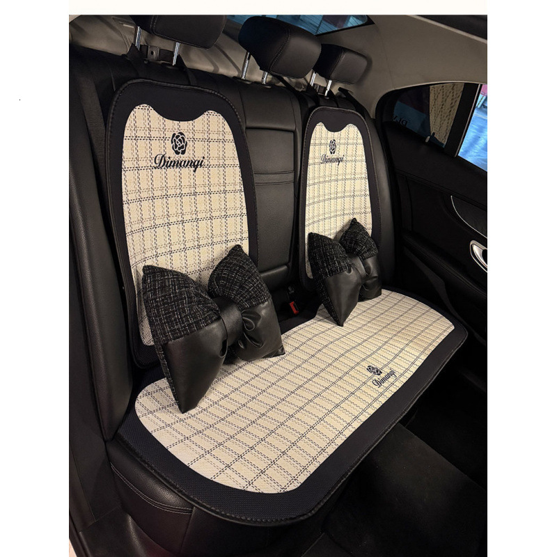 Car All Seasons Universal Goddess Internet Celebrity Half Pack Cushion Seat Cover for Women Summer High-end Light