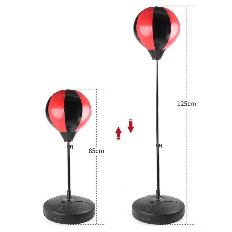 Punching Balls Adjustable Vertical boxing ball Fitness Boxing Punch Children's boxing punching bag gloves tumbler vertical training equipment 230