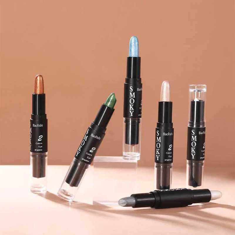 Two Color Overlapping Double Head Eyeshadow Pen Waterproof Durable And Easy To Apply Eye Makeup W250722