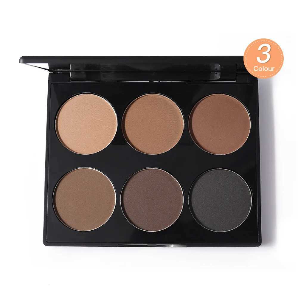 6 Colors Highlighter Contour Palette Makeup 3D Bronzer Matte Contour Palette Face Bronzer Professional Highlight Contour Palette W250722