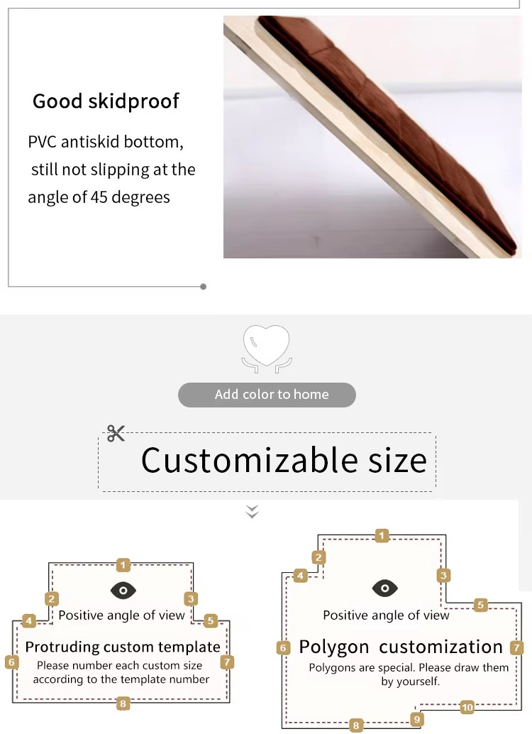 NEW Home Bath Coral Fleece 35D Bathroom Carpet Water Absorption Non-slip Memory Foam Absorbent Washable Rug Toilet Floor Mat