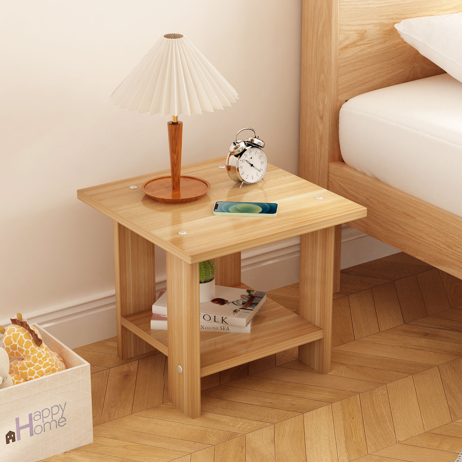 M9091 Coffee table rental bedside shelf Nordic simple tea table