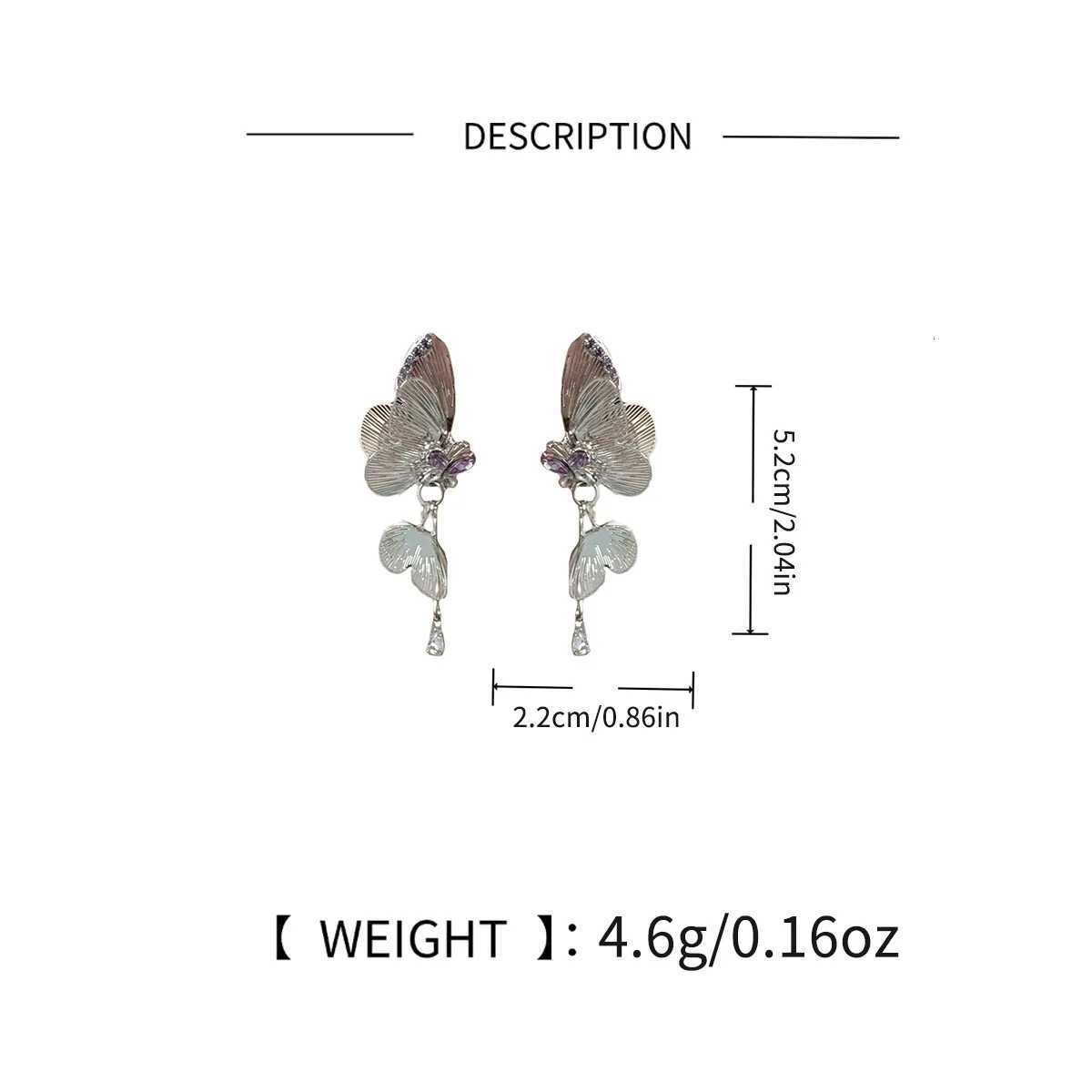 ight Luhuri Butterfly Flying Tassel Earrings Personalized Fashion Wedding Party Ladies Earrings Festival Girls Jewelry Gift XJ250722