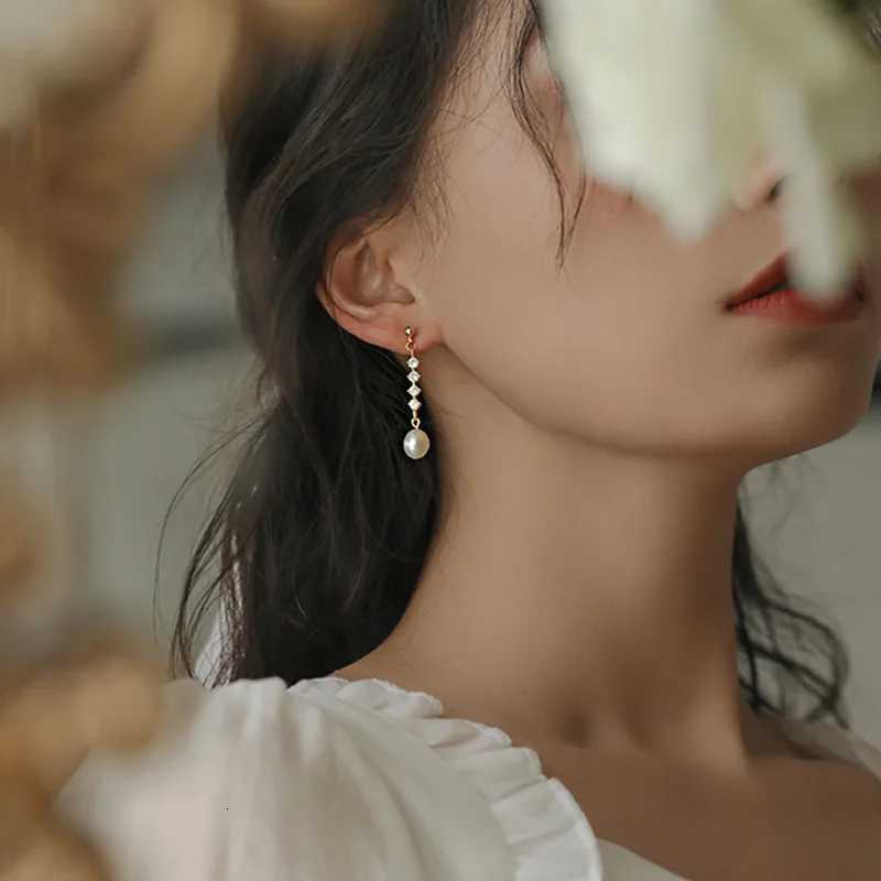 New Fashion Trend Design Elegant Delicate Korean Sweet Knot Bow Heart Zircon Tassel Earrings Women Jewelry Party Girl Gift XJ250722