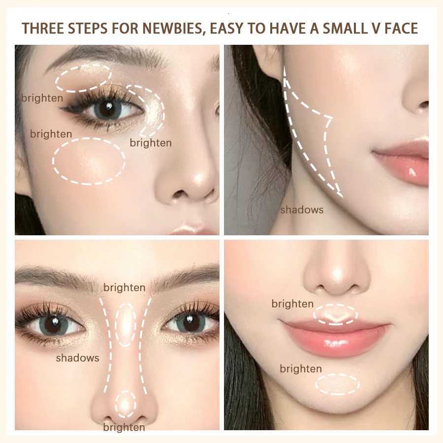 2-in-1 Stereo Facial Dual Head Pen Deepens Contour Lines to Shape Small Faces Making Them Silky Smooth Compact and Portable W250722