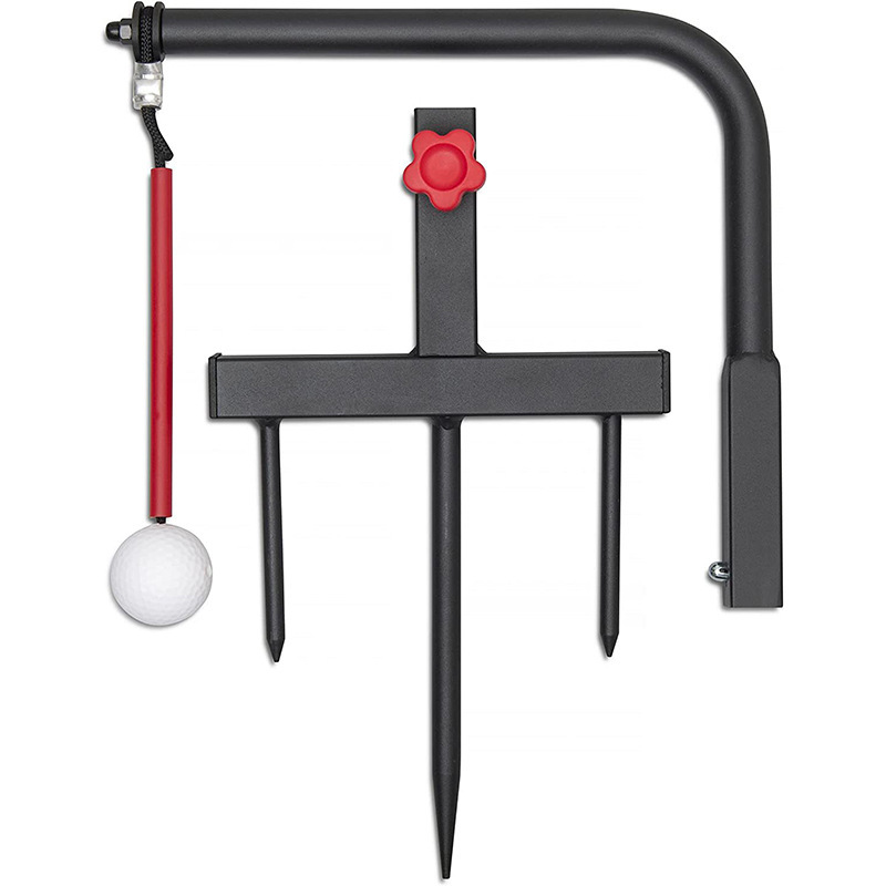 Beginner professional golf swing coach training office indoor and outdoor assisted swing practice