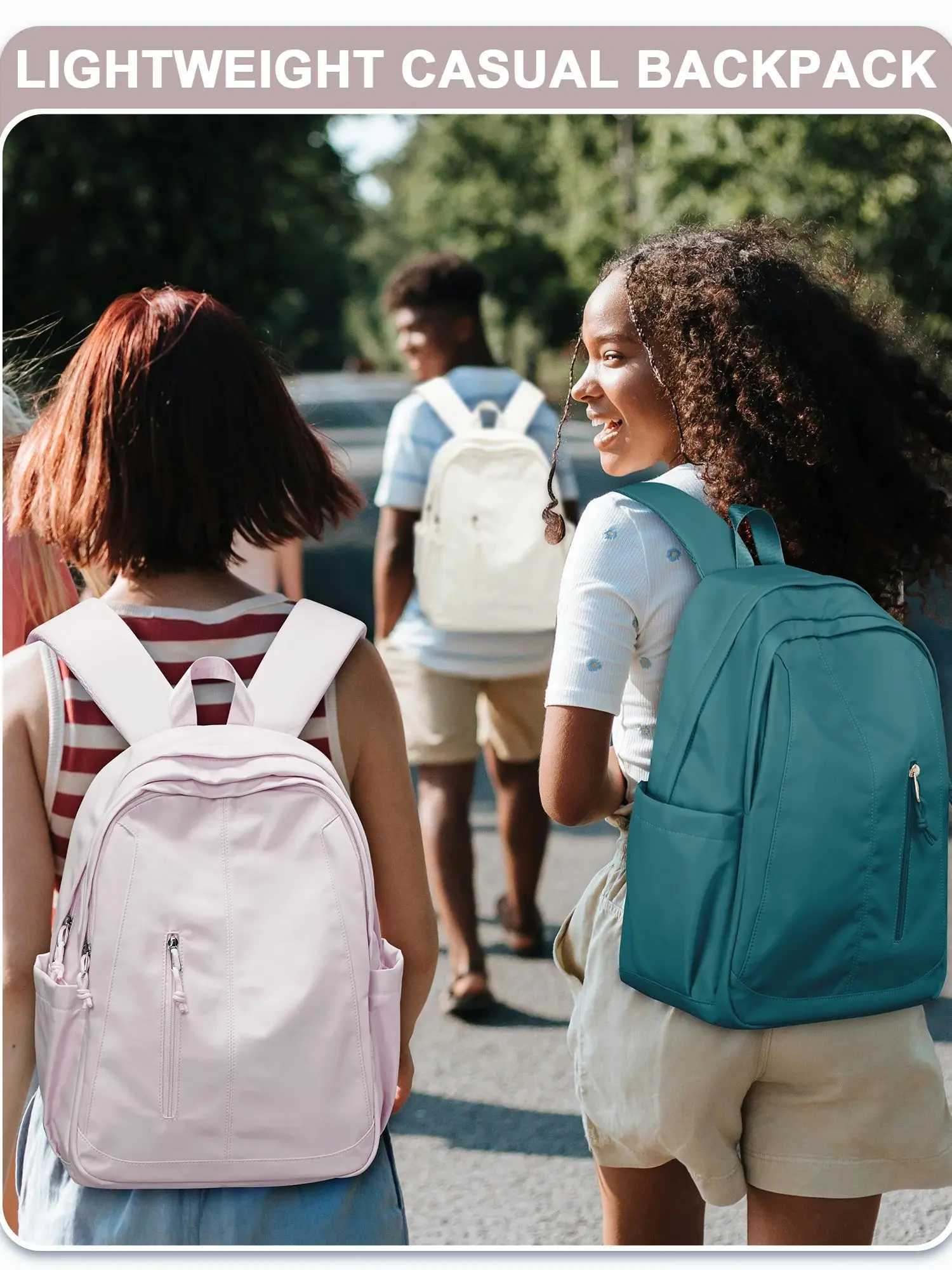 Girls School Backpacks Middle and High School Bag University Mens Laptop Backpack Bag Nylon Waterproof Teen Bookbag Y250722