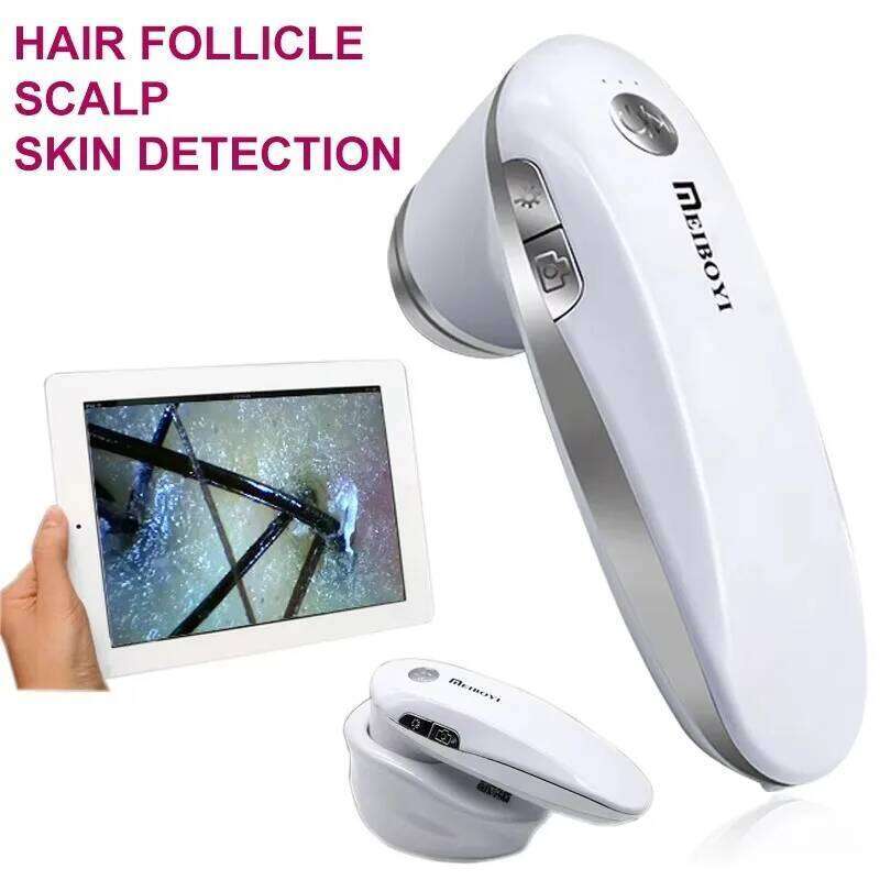 2025 New 200X Hair Follicles Scalp Detector Wireless APP WIFI Digital Analyzer Microscope Tool High Definition Skin Tester