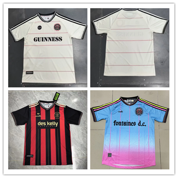 25/26 Bohemians home and away jersey, third away jersey, customizable