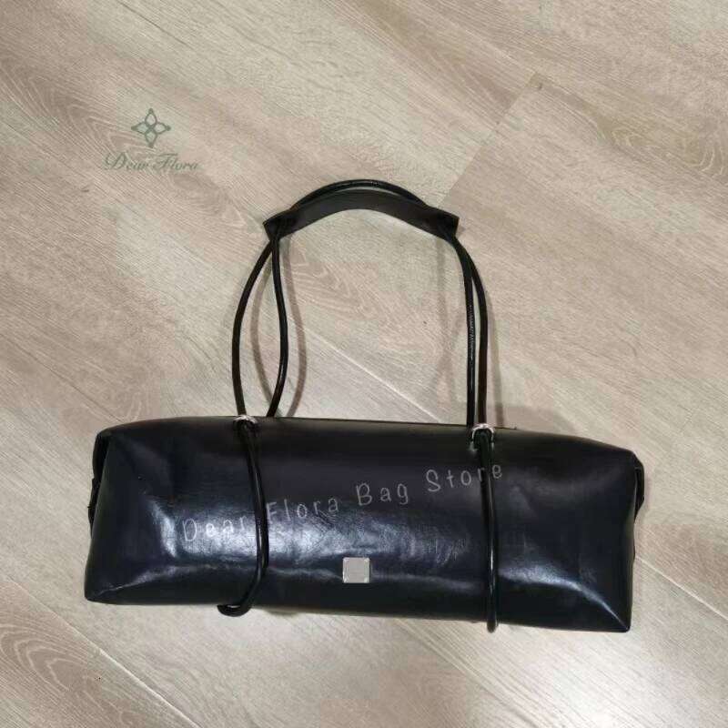 Y2K Women's Boston Pillow Handbag Spicy Girl Fashion Motorcycle Shoulder Bags Vintage Large Capacity Tote Bag