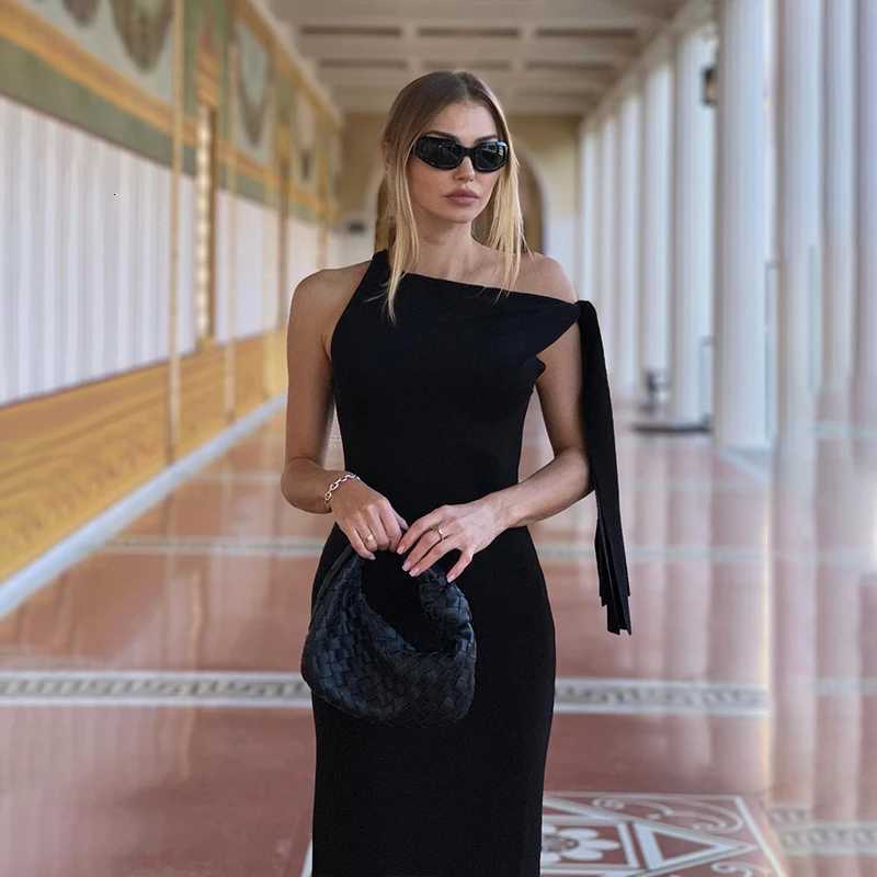 100% Cotton Linen Cotton Linen Dress Summer Slim Fit Piece Long Dress Evening Club Evening Dresses Womens Clothing XJ250722