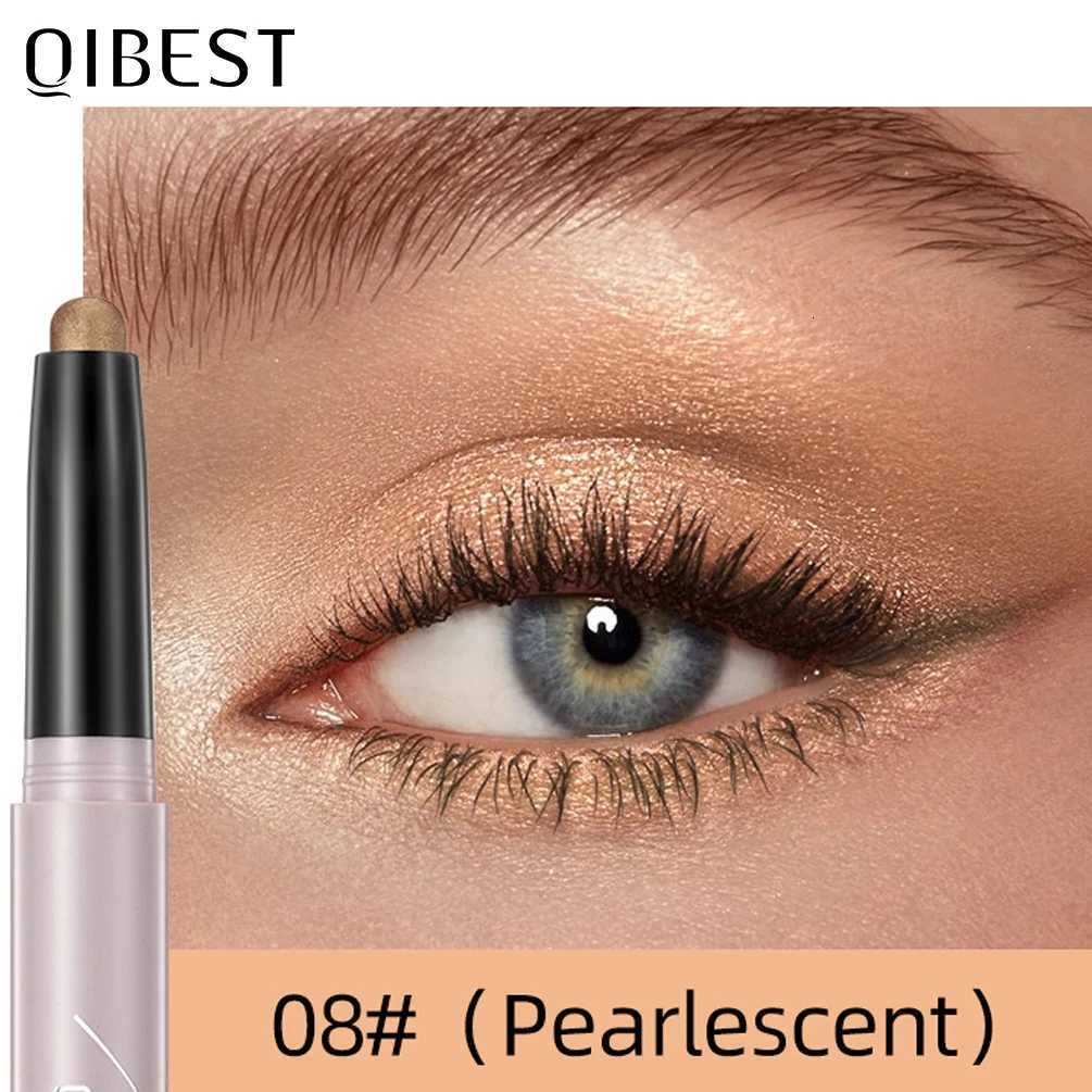 QIBEST Glitter Eyeshadow Stick Diamond Shimmer Waterproof Long Lasting 12 Colors Shiny Highlighter Makeup Eye Shadow Pencil W250722