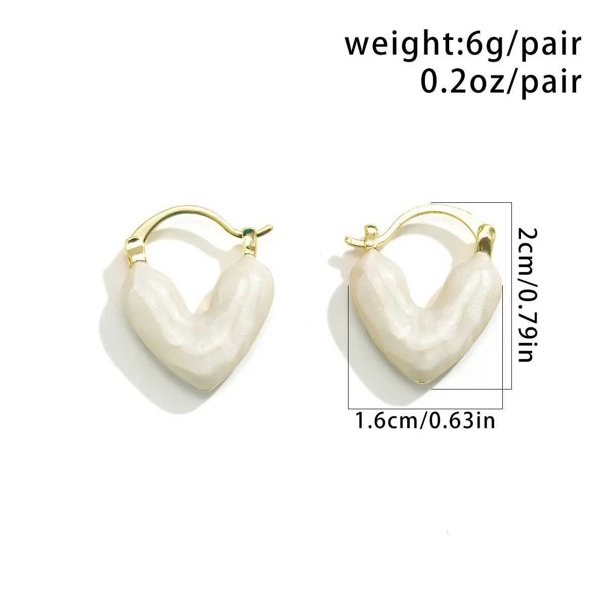 Kpop Sweet Minimalist Heart Drop Earrings for Women Wed Korean Fashion Elegant Earrings Aesthetic Piercing Ear Jewelry New XJ250722
