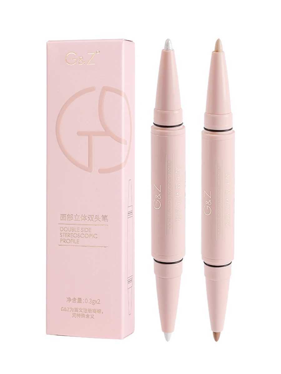 2-in-1 Stereo Facial Dual Head Pen Deepens Contour Lines to Shape Small Faces Making Them Silky Smooth Compact and Portable W250722