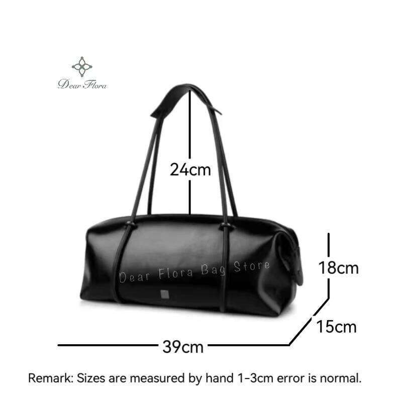 Y2K Women's Boston Pillow Handbag Spicy Girl Fashion Motorcycle Shoulder Bags Vintage Large Capacity Tote Bag