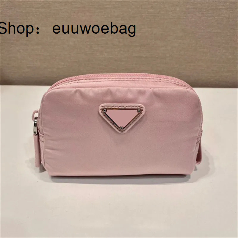 Re-Nylon Small Makeup Bag Designers Toiletry Wash Pouch Luxury Travel Cosmetic Bags Men Fashion Nylon Zipper Small Purse Make Up Bag