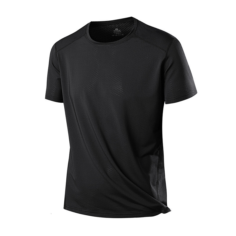 Fitness Tees: Round Neck T-Shirt 4-Pack - White, Ultra-Light, Quick-Drying, Breathable for Gym Running 250419