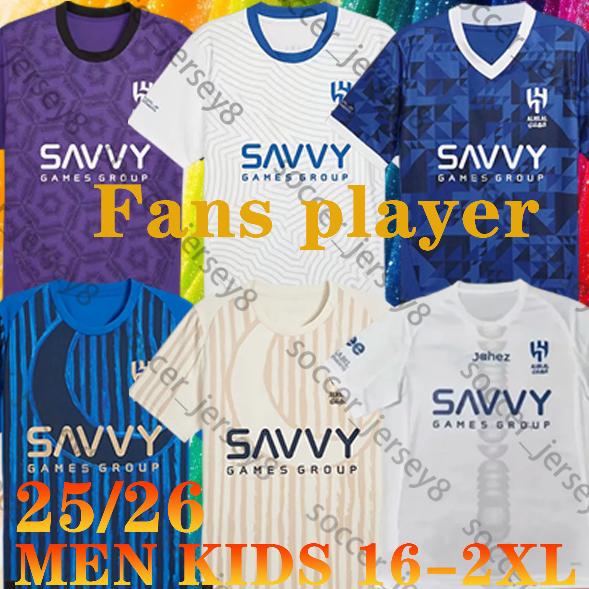 24 25 26 Al Hilal Saudi CUP Soccer Jerseys MITROVIC SALEM LEONARDO 2025 2026 Football Shirts Al Hilal SFC MALCOM AI-HAMDAN AI-BULAYHI NASSER HAMA