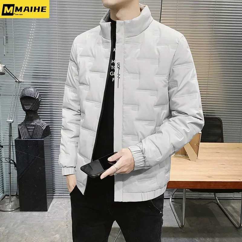 Plus Size M-8XL 202 Autumn Winter Mens New 80% White Duck Down Jackets Slim Fit Top Warm Coats Outdoor Windproof Parkas Coat W250722