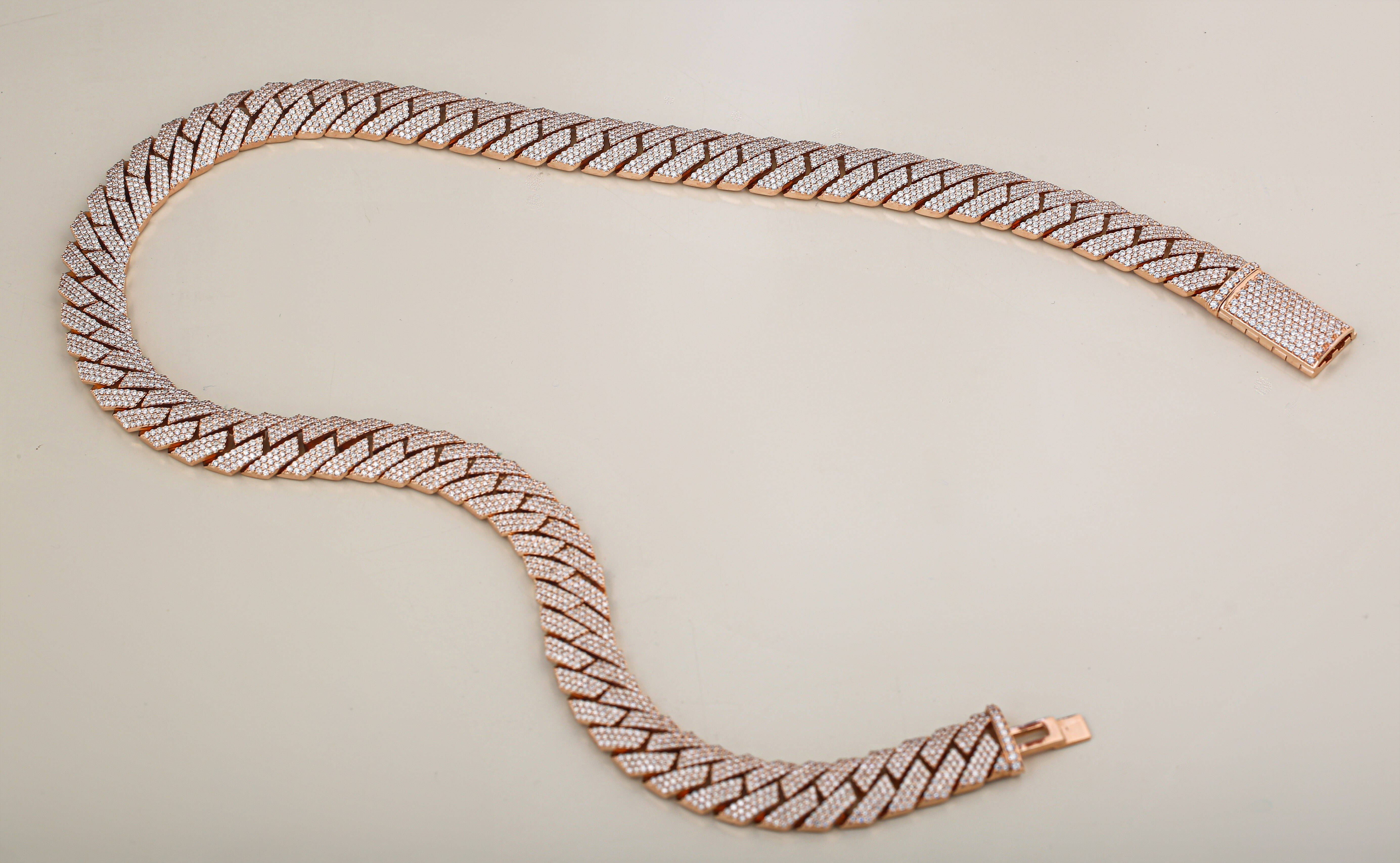 925 Sterling Silver Custom Hip Hop Chains for Men Mens Moissanite Link Cuban Chain Necklace