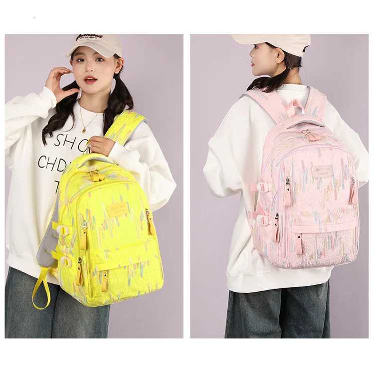 Fresh Backpack Large Capacity School Bag With Good-Looking Cute And Sweet Backpacks For Middle School And College Students 2 Siz Y250722