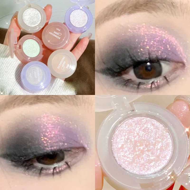 Monochromatic eyeshadow liquid highlighter stereo brightening high gloss sleeping silkworm W250722