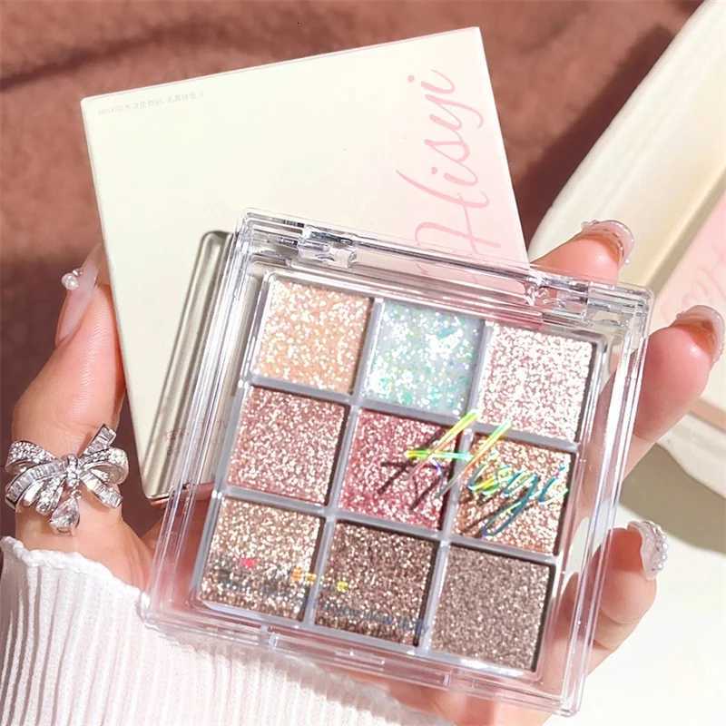 9-Color Glitter Eyeshadow Palette Pink Eyeshadow Palette Dream Girl Eye Makeup Palette Shiny Eyeshadow Eye Pigments W250722